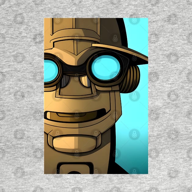 Brown robot man by Urbanic